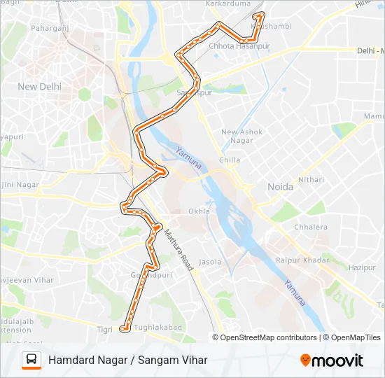 469 Bus Line Map