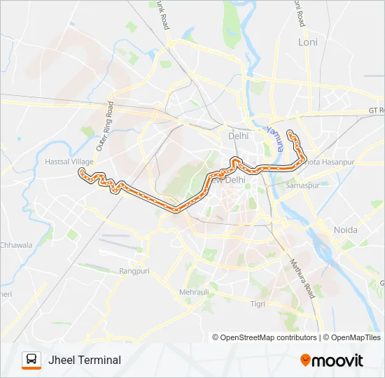 703 Bus Line Map
