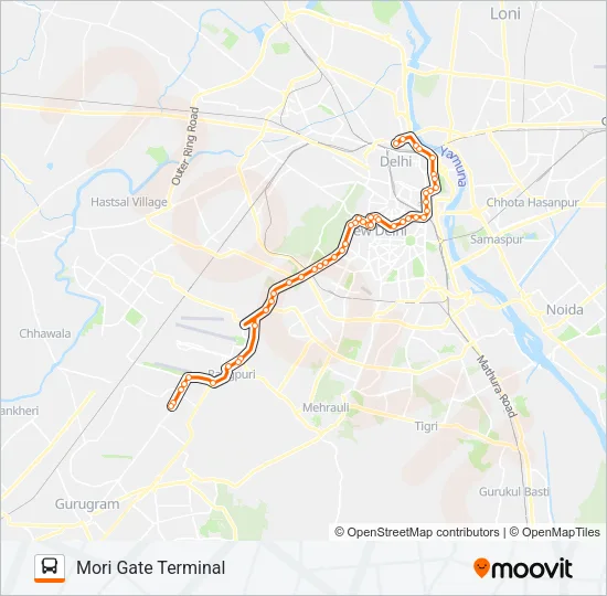 706 Bus Line Map