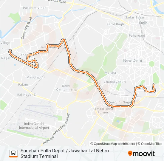 776 Bus Line Map