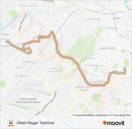 776 Bus Line Map