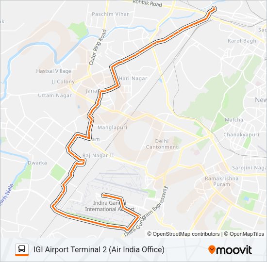 801 Bus Line Map