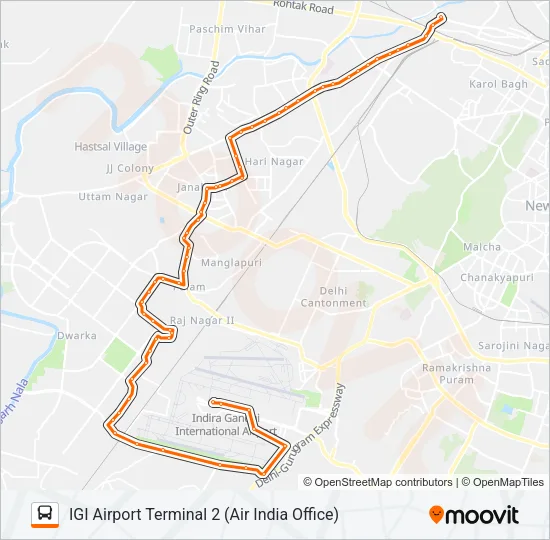 801 Bus Line Map