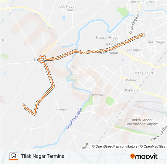 819 Bus Line Map