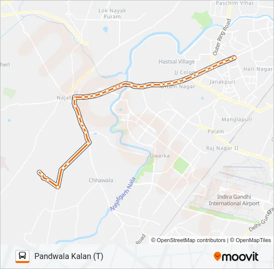 819 Bus Line Map