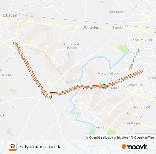 825 Bus Line Map