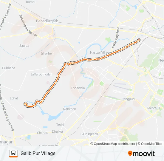 828 Bus Line Map