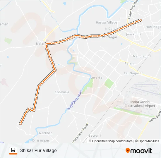 829 Bus Line Map