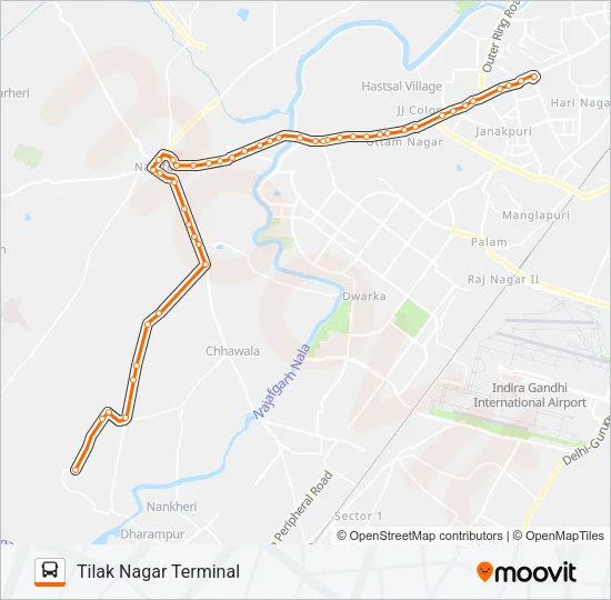 829 Bus Line Map