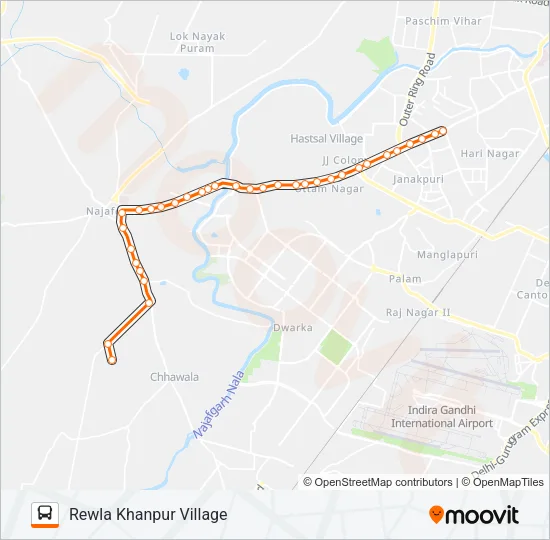 885 Bus Line Map