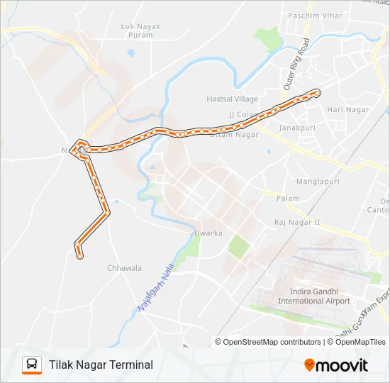 885 Bus Line Map