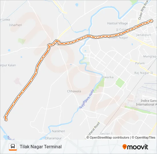 887 Bus Line Map