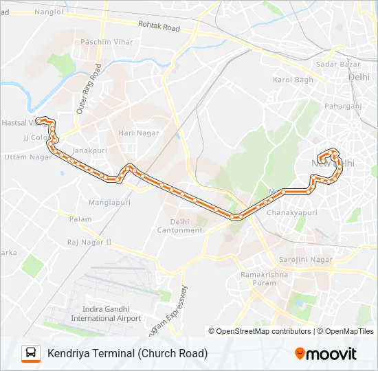 890 Bus Line Map