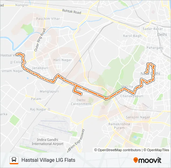 890 Bus Line Map