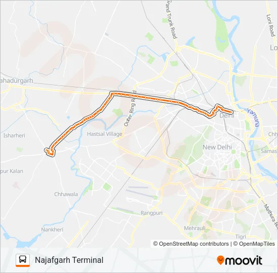 923 Bus Line Map