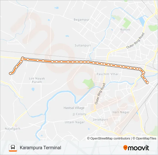 934 Bus Line Map