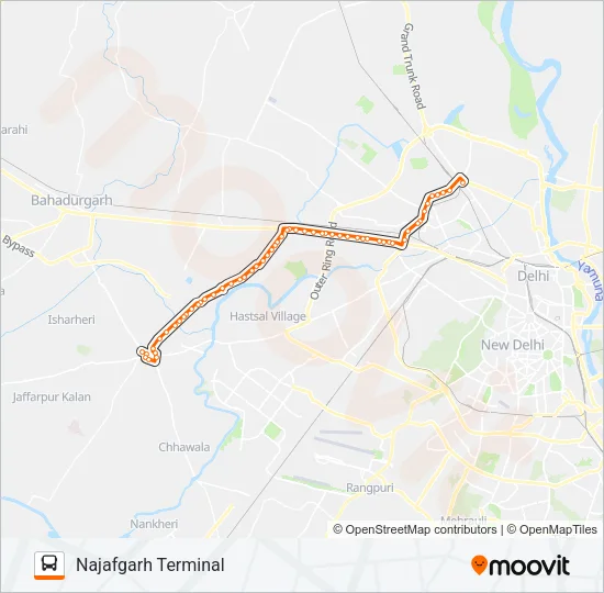 978 Bus Line Map