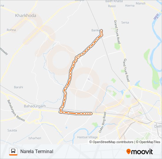 979 bus Line Map