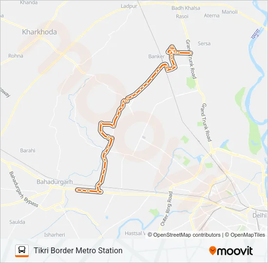 981 Bus Line Map
