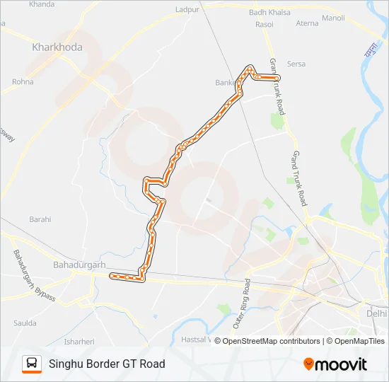 981 Bus Line Map