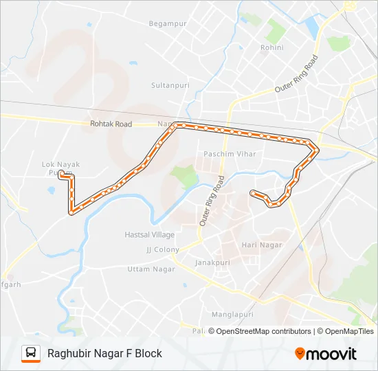 998 Bus Line Map