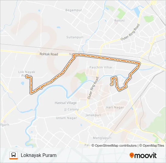 998 Bus Line Map