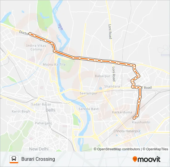 165A Bus Line Map