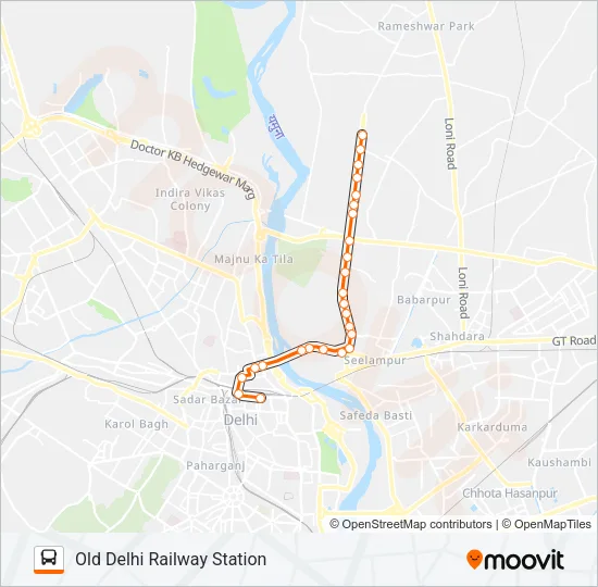 227A Bus Line Map