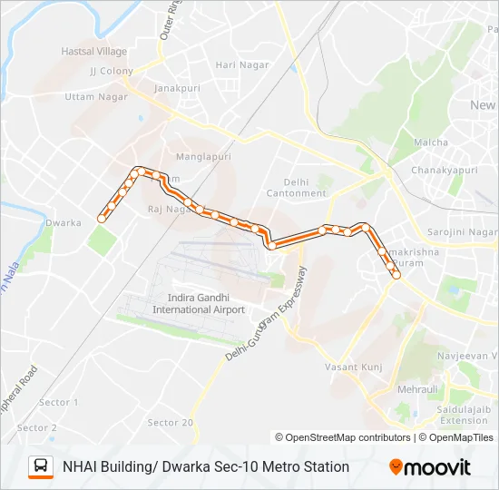 774B Bus Line Map
