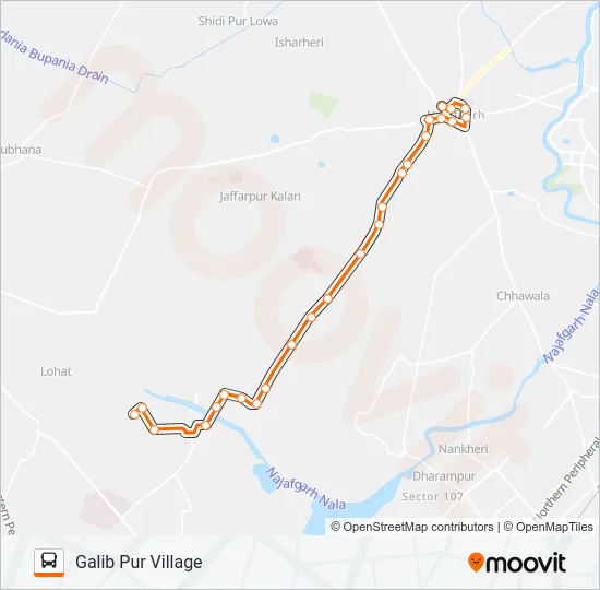 828A Bus Line Map
