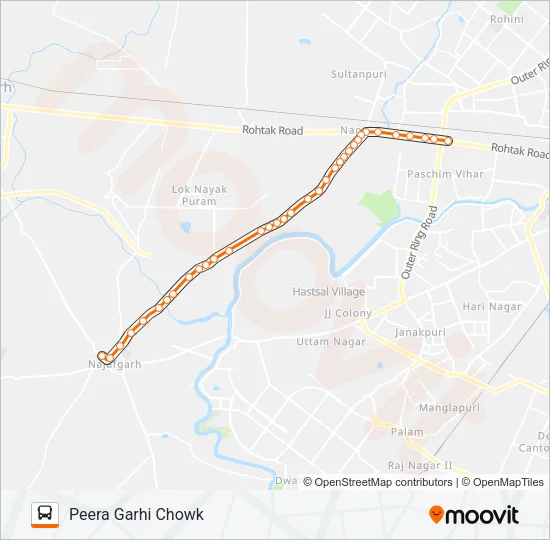 923A Bus Line Map