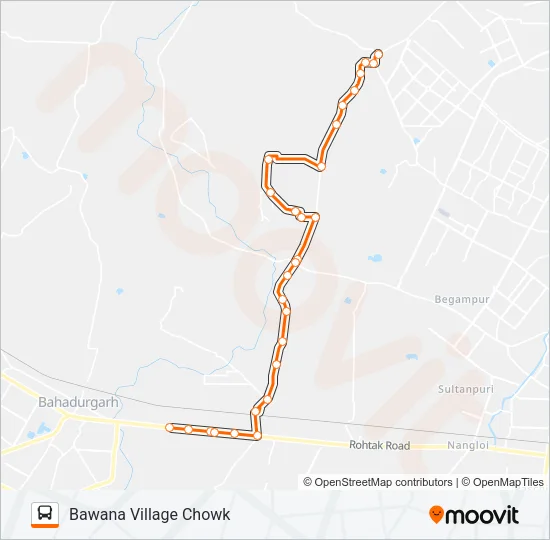 981A Bus Line Map