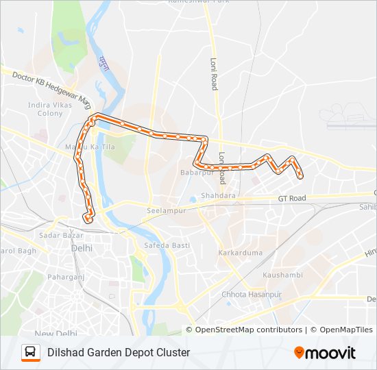 239cl Route: Schedules, Stops & Maps - Dilshad Garden Depot Cluster  (Updated)