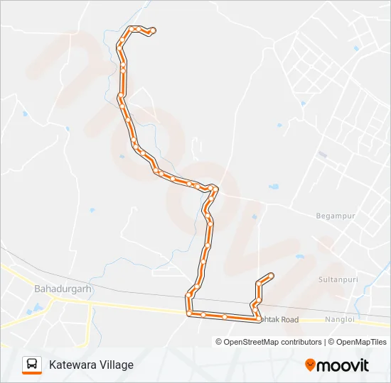 107STL Bus Line Map
