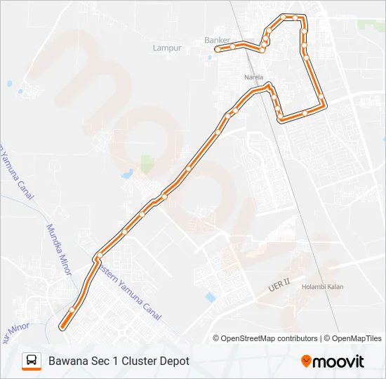 109STL Bus Line Map