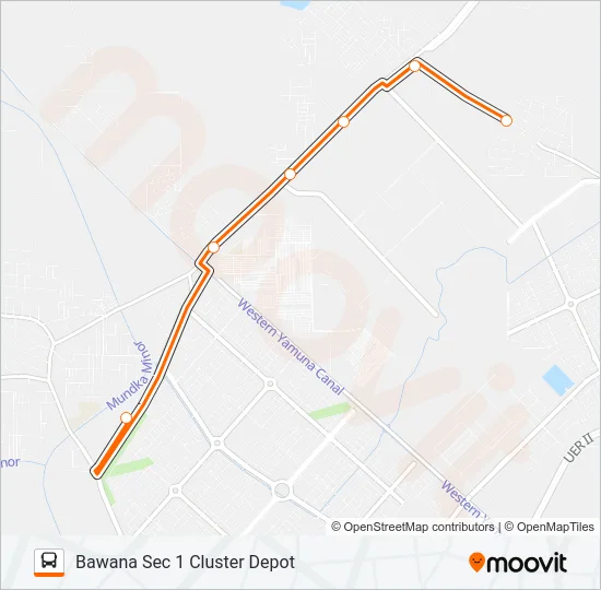 113STL Bus Line Map