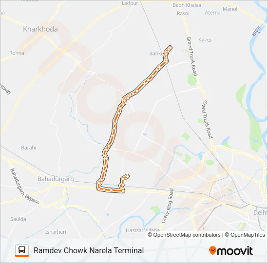 120STL Bus Line Map