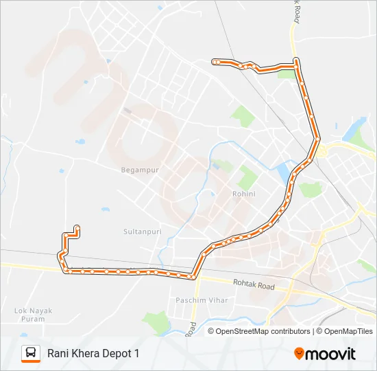 128STL Bus Line Map
