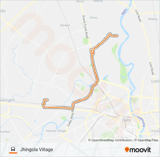 129STL Bus Line Map
