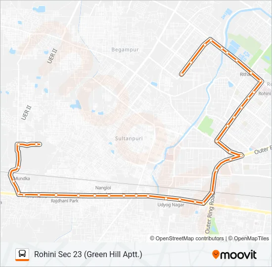 141STL Bus Line Map