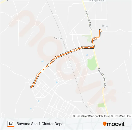 144STL Bus Line Map