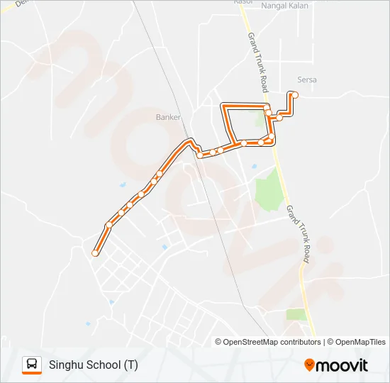144STL Bus Line Map