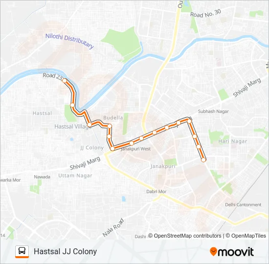 153STL Bus Line Map