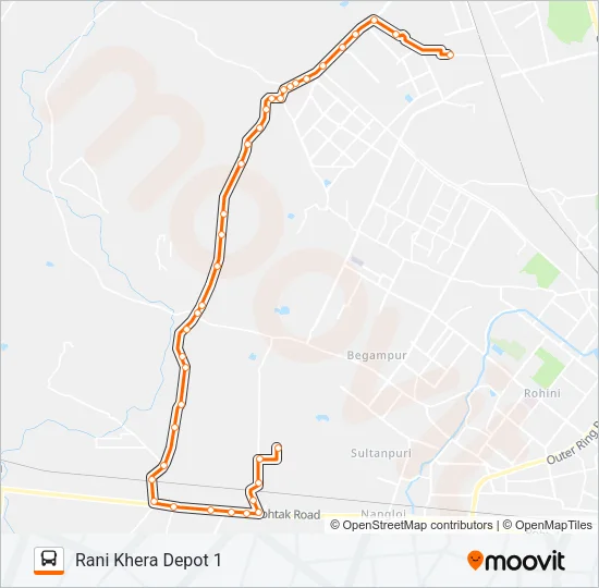 171STL Bus Line Map