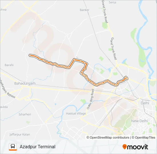 174STL Bus Line Map