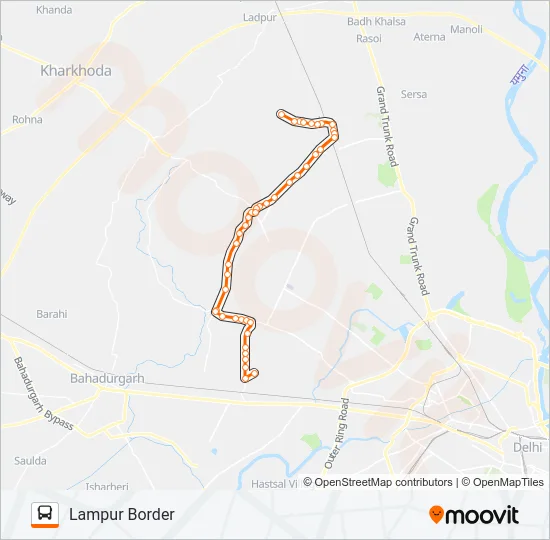175STL Bus Line Map