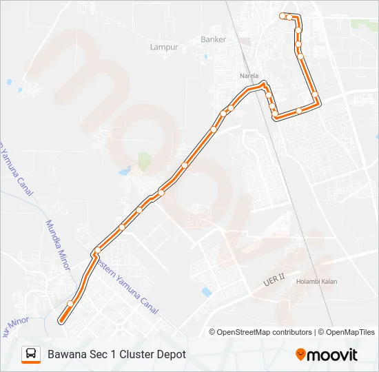 193STL Bus Line Map