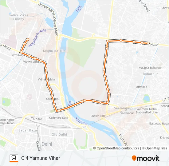 260STL Bus Line Map