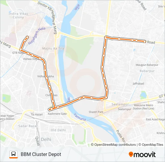 260STL Bus Line Map