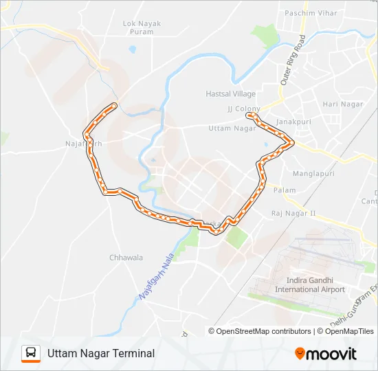 753STL Bus Line Map